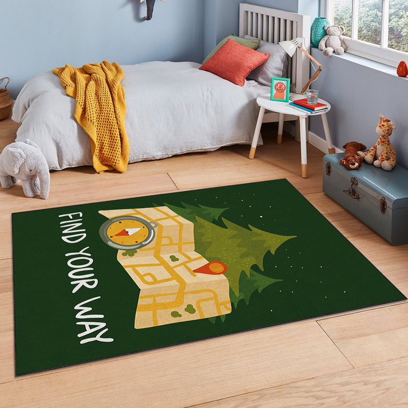 Luxurious Area Rug (4 ft x 6 ft), 100% Polyester, 740 g/m² | Non-Slip Felt Dot Underside, Laminated Sponge for Comfort | Antibacterial, Easy to Clean, Machine Washable at 86°F | Perfect for Living Room & Bedroom Décor