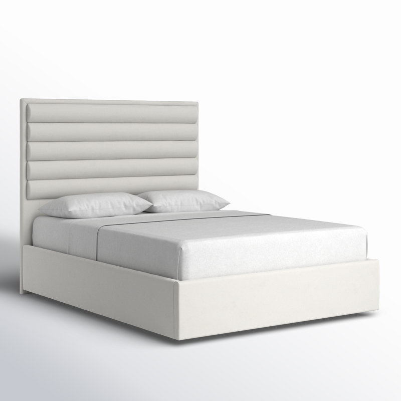 Upholstered Panel Bed, Queen