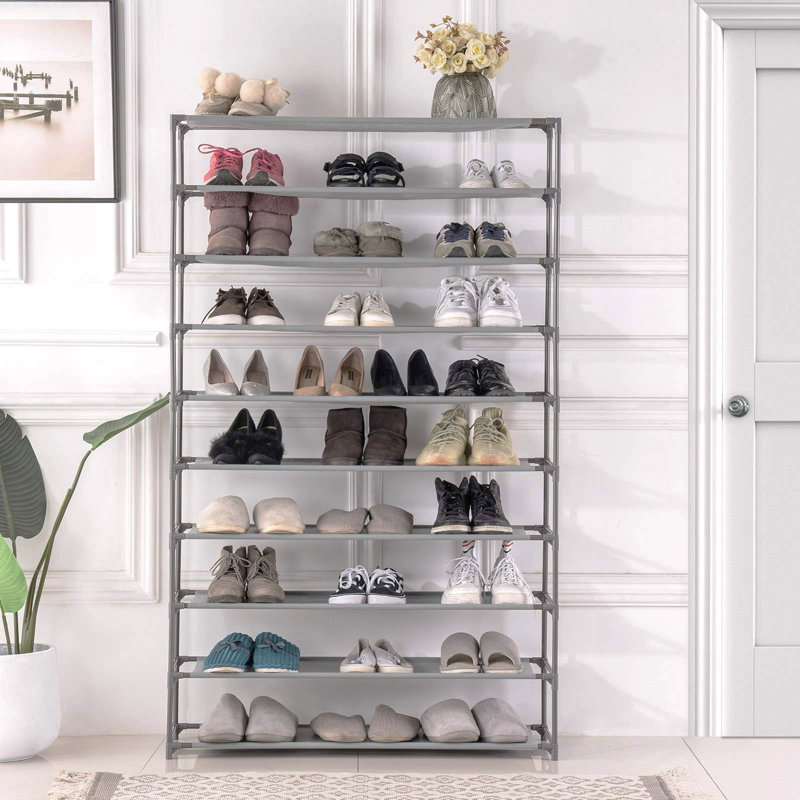 36 Pair Shoe Rack, Grey