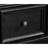 7 Drawer Cabinet For Storage - Black Dresser With Tipping Feature And Smooth Glide Drawers 7 Organizer Stable Feet Construction