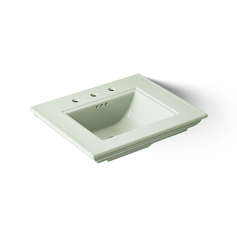 Memoirs® Stately 24" Console Bathroom Sink with Overflow, 8'' Centers, Aspen Green