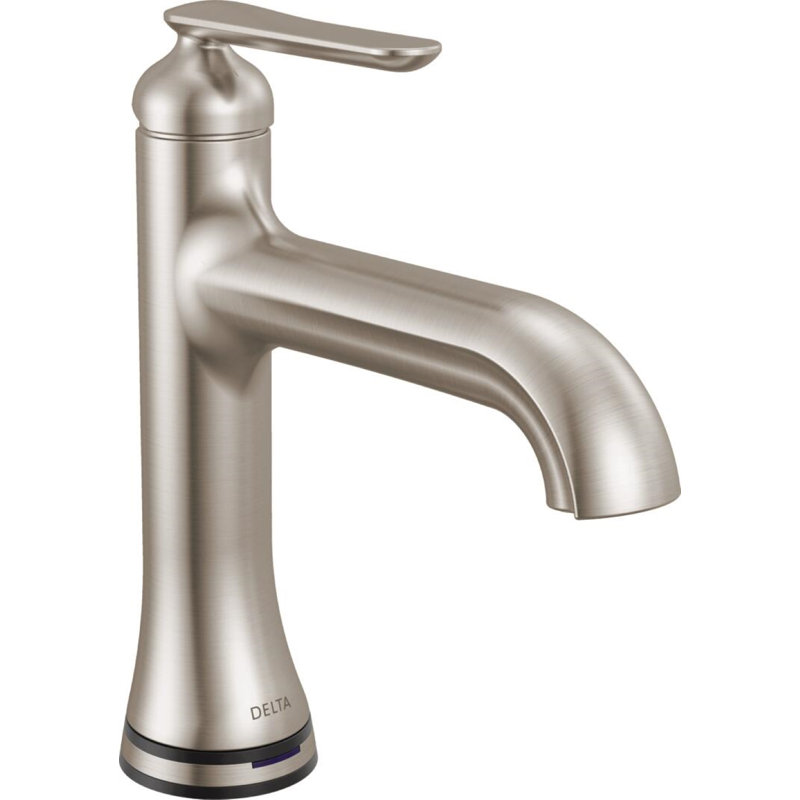 Single Handle Bathroom Faucet with Touch20 with Touchless Technology, Lumicoat Stainless
