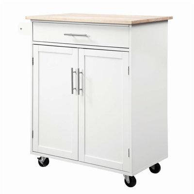Versatile and Durable Rolling Kitchen Island Cart for Enhanced Culinary Experience and Storage