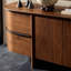 Theo Sideboard-Dark Brown Walnut Veneer
