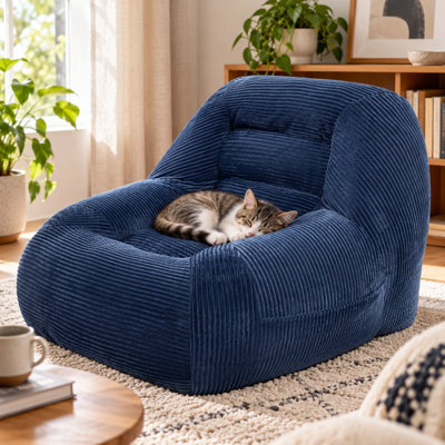 Mini fauteuil à billes ergonomique pour adultes, idéal pour lire dans un coin-détente