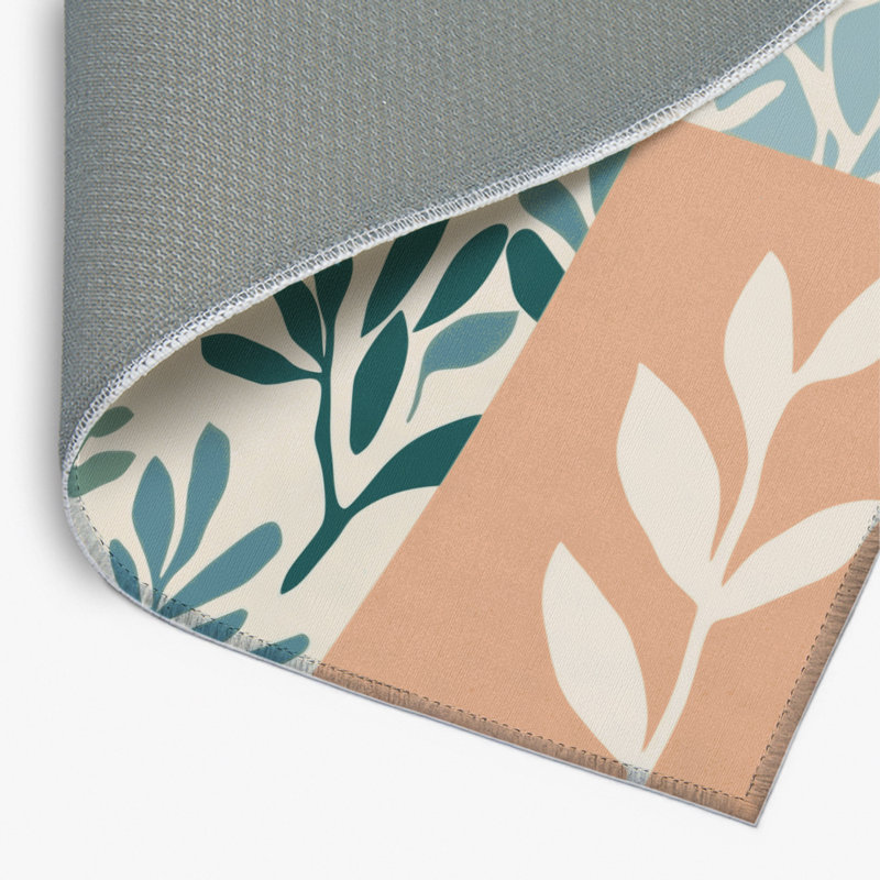Tapis intérieur et extérieur Tranquil Vines, Rectangle 1'6" x 2'6"