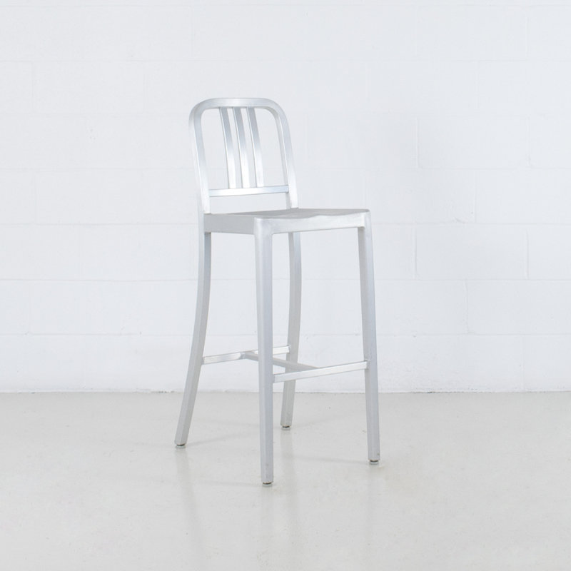 Farallon Alhakim Aluminum Bar & Counter Stool, Bar Stool (29" Seat Height)