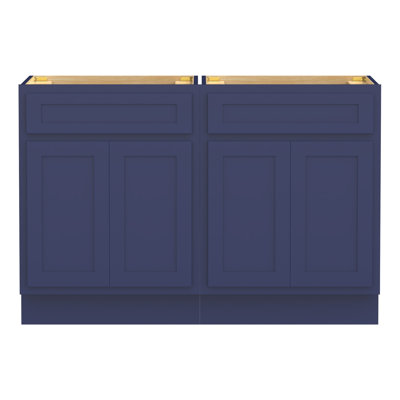 48" Double Bathroom Vanity Base Only
