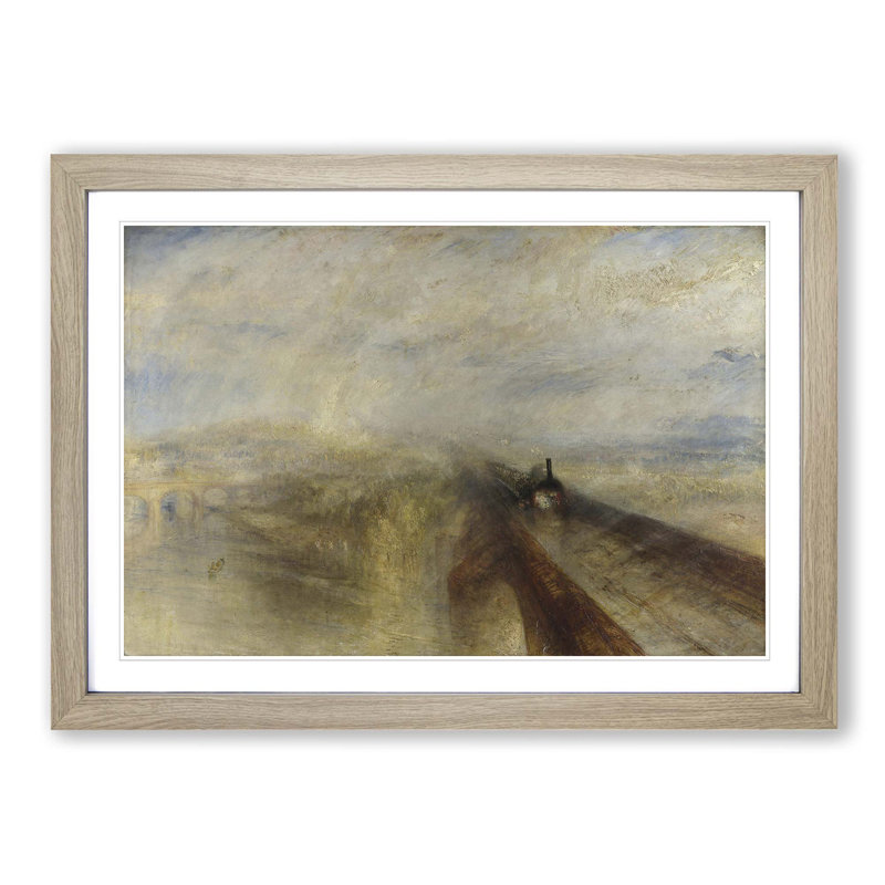 J.M.W. Turner - Single Picture Frame Painting, Oak