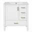 Meuble-lavabo 30 po avec lavabo en céramique-990992665