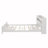 Marquece Wood Bed with Bookcase Headboard and LED Motion Sensor Light-115684238-115684237