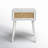 Solid Wood End Table with Storage-1704392156