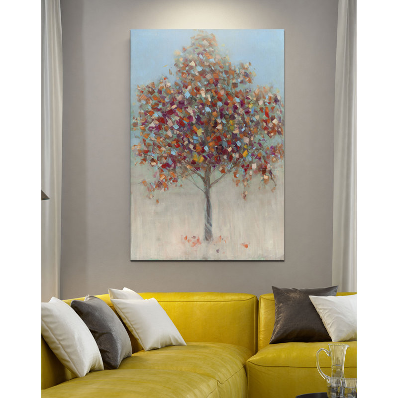 « confetti tree », impression, H 36 po x l 24 po x P 1,5 po, Toile tendue