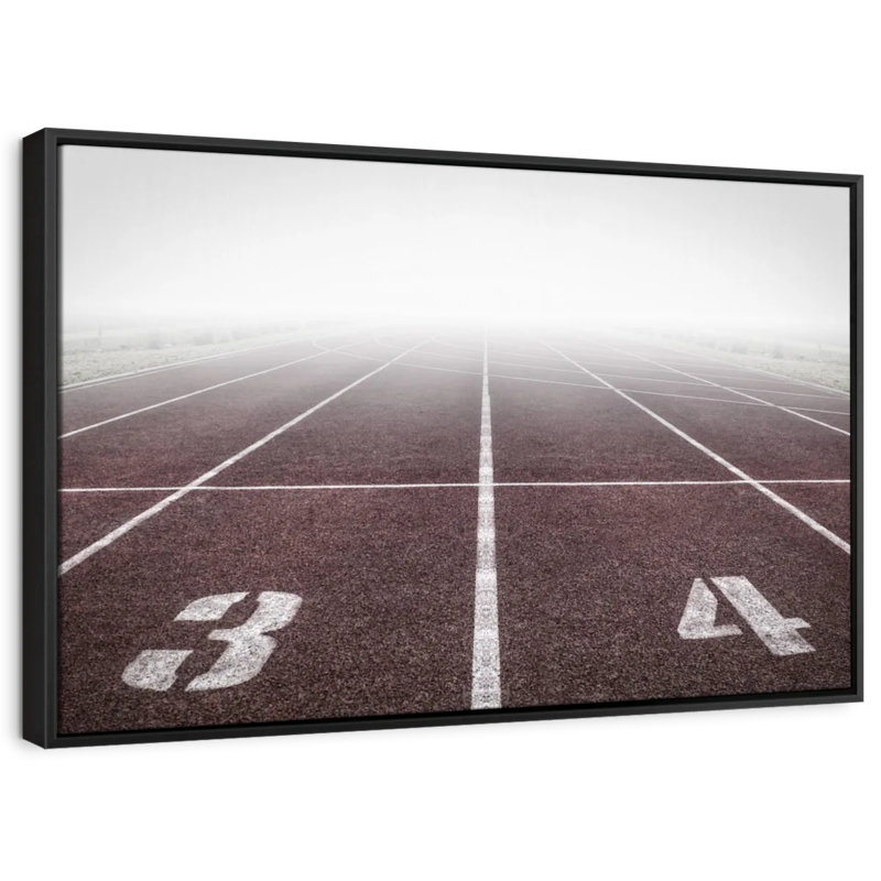«Race Track Wall Art», H 9 po x l 13 po