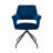 Guo 19'' H Velvet Upholstered Metal Armchair-160006819