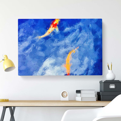 Koi and Carp Fish - Wrapped Canvas