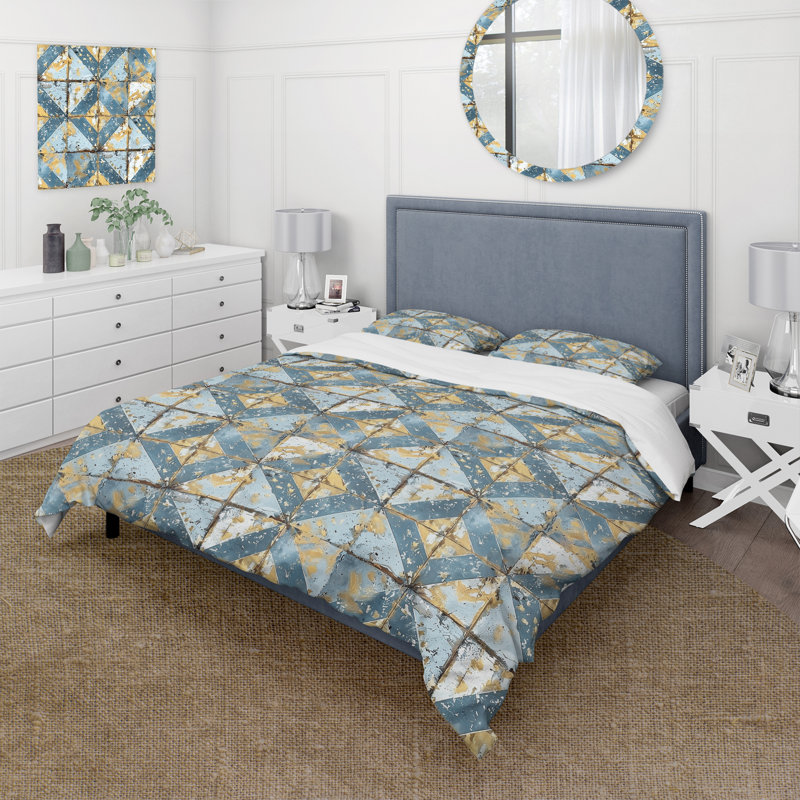 Ensemble de housse de couette Farmhouse, Housse de couette simple + 2 taies décoratives st
