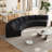 Sectional Sofas | Modern Curved 4-Piece Modular with 8 Pillows, For Living Room Bedroom Office | Corduroy|Standard