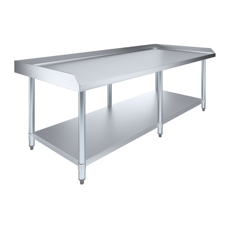 72'' Stainless Steel Equipment Stand with Undershelf