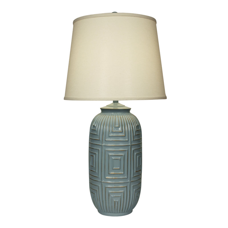 Sabula Table Lamp, Atlantic Blue, Cream