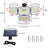 LED Solar Power Dusk to Dawn Flood Light with Motion Sensor
