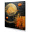 Yellow Black Neptune Saturns Sonata II - Neptune Canvas Prints-592533280-592533288