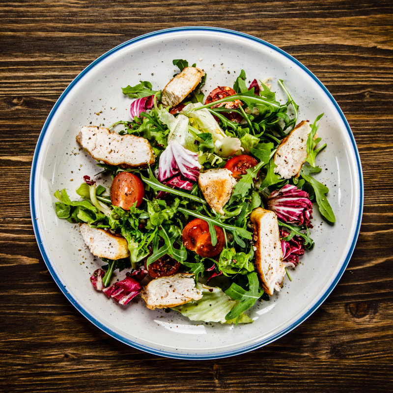 Caesar Salad by Gbh007 - Wrapped Canvas Print, 76cm H x 76cm W x 3.8cm D
