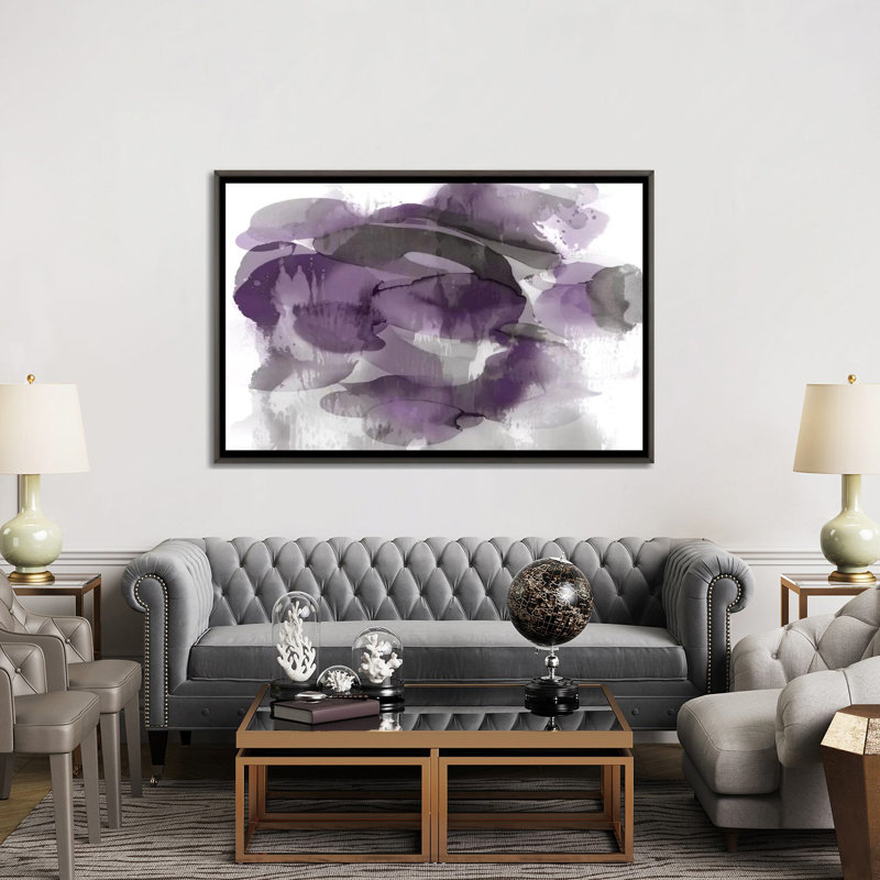 «Flow II» par Kristina Jett - reproduction d'art sur toile tendue, H 40 po x l 60 po, Impression encadrée sans passe-partout