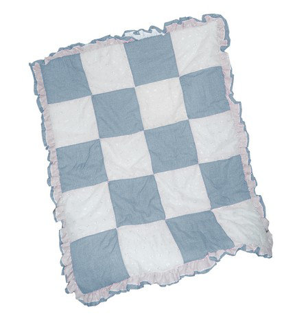 Édredon Patchwork, Bleu