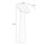 Blanc + vert + verre Burlywood + résine + lampes sur pied de forme libre en bois massif