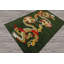 Tapis vert en laine touffeté à la main 5 x 8 po-1213552322