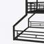 Full Over Full Over Full Bunk Bed, Kiriana Triple Bunk Bed With Safety Guardrails, Heavy-Duty Bunk Bed With Noise-Reduced Design, White-413292747-413292788