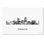« omaha nebraska horizon wb-bw », impression sur toile tendue