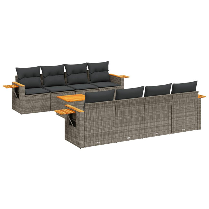 Ensemble de canapé de jardin Vidaxl