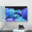 Neon Coral In Abstract - Wrapped Canvas-55312304