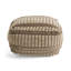 Grand pouf en laine et coton