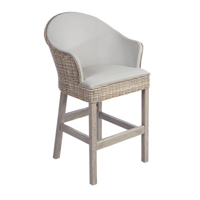 Milano Outdoor Teak Bar Stool
