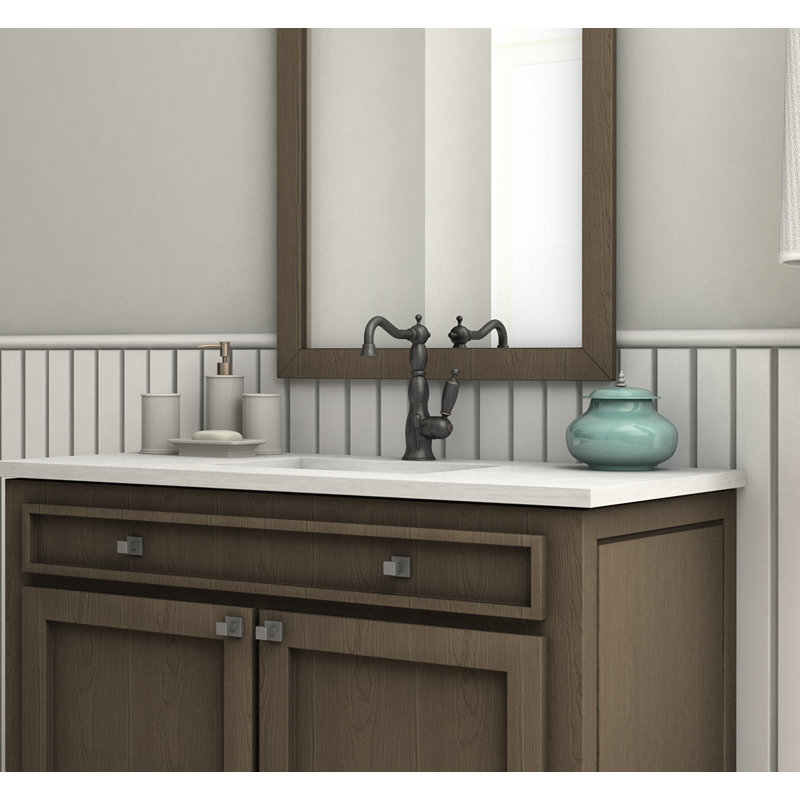 Vikingsholm Centerset Bathroom Faucet with Drain Assembly, Oil Rubbed Bronze