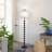 63'' Floor Lamp with Dimmable Bulb and Remote Control