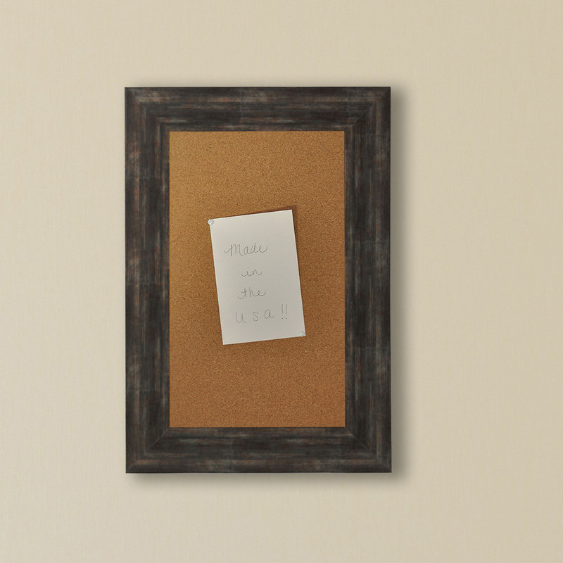 Linlin Wall Cork Bulletin Board, 3' 6" H x 3' W
