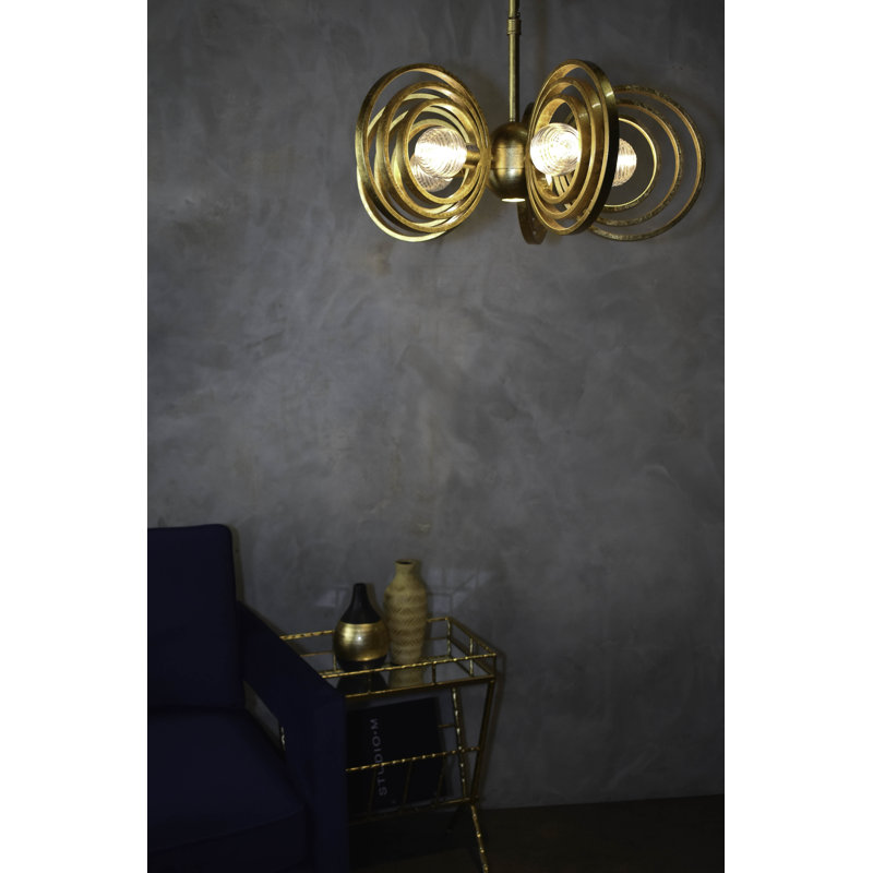 Frequency 6 - Light Chandelier, Gold