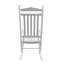 Fauteuil à bascule pour adulte balcon blanc