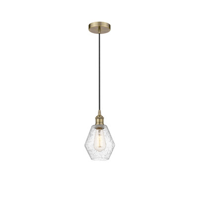 Luminaire suspendu géométrique à 1 lumière Gabbie