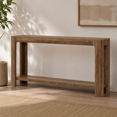 Console Table Sofa Table with Shelf