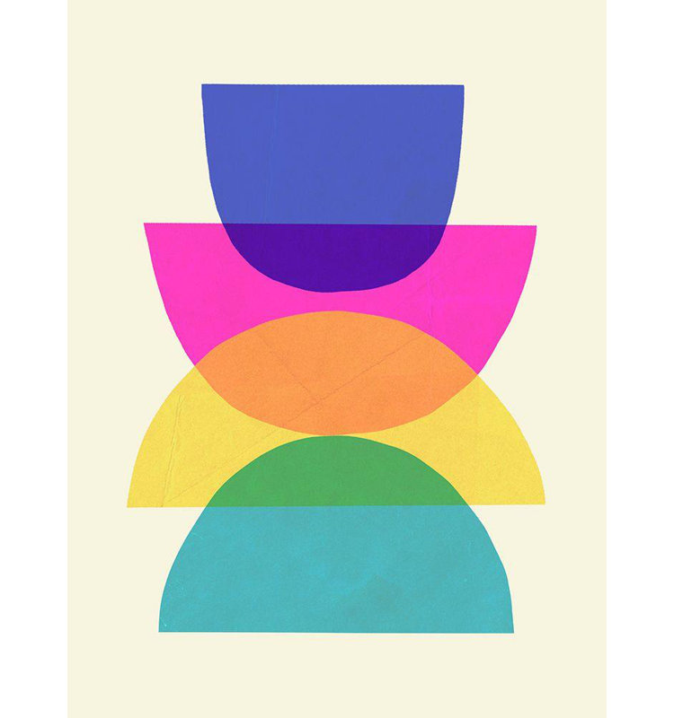 George George Barnes, Victor, reproduction d'art sur toile tendue, Bright Stack III, H 36 po x l 28 po