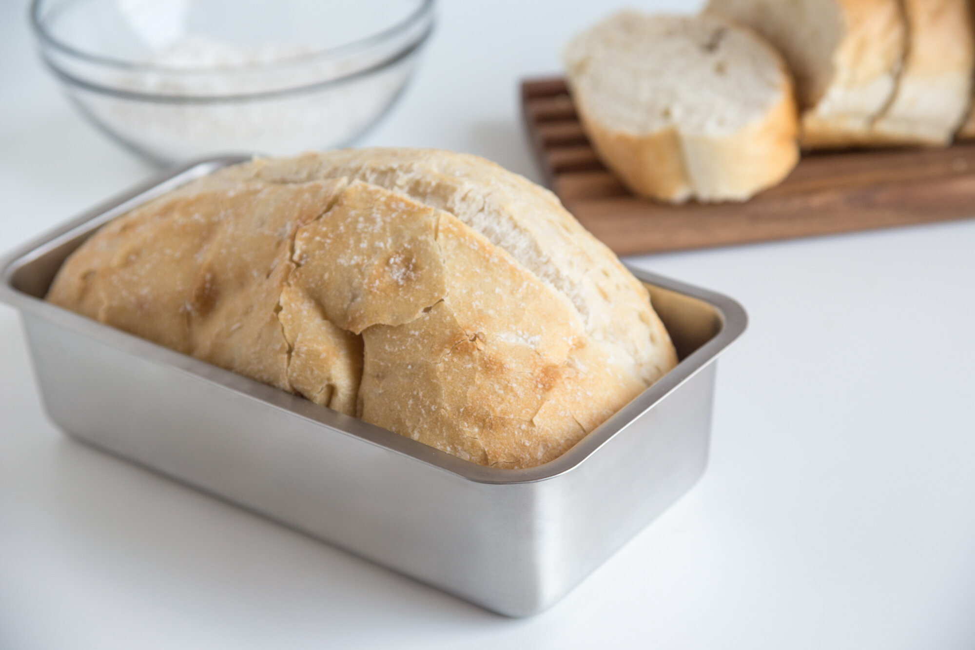 Fox Run Linked Non-Stick Carbon Steel Mini Bread Loaf Pans, Set of 4 