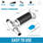 Zulay Kitchen Butane Torch Lighter - Refillable Kitchen Torch Lighters Butane With Safety Lock & Adjustable Flame