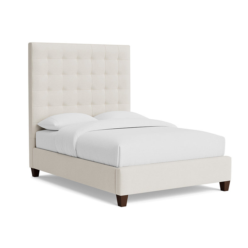 Bed, Queen, Performance Boucle - Cream, Sienna