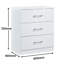 Highbury 4 Piece Bedroom Set With 2 Door Double Wardrobe-118371640