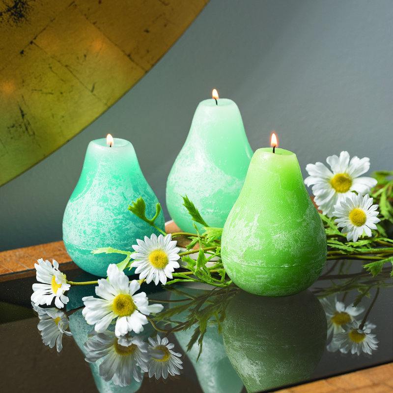 Vance Kitira Unscented Novelty Candle, Baby Blue/Blue/Dark Green
